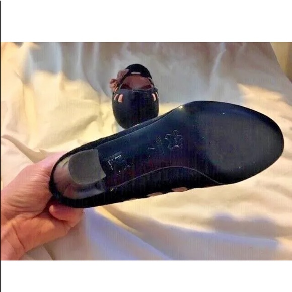 VINTAGE MIGLIORINI BLACK PONYHAIR PINK TRIM PUMP SHOES 37 - Picture 7 of 8